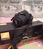 Продам зеркальный фотоаппарат Nikon d5100 kit